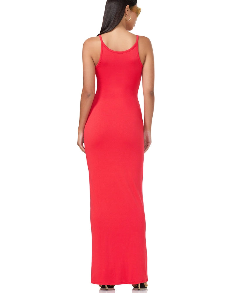 Ashlyn Tank Dress in Cherry