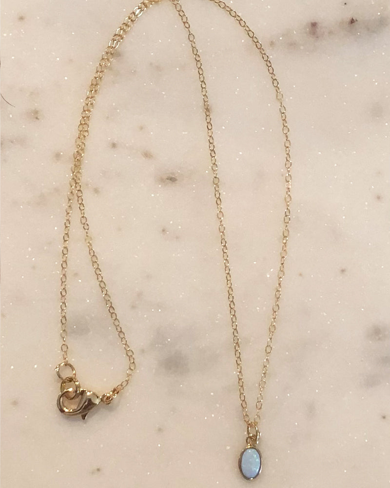 Palm to Pine MINIS Gold Opal Pendant