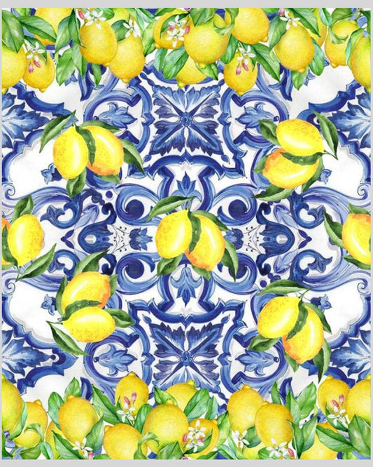 Antica Sartoria Italian Lemon Scarf