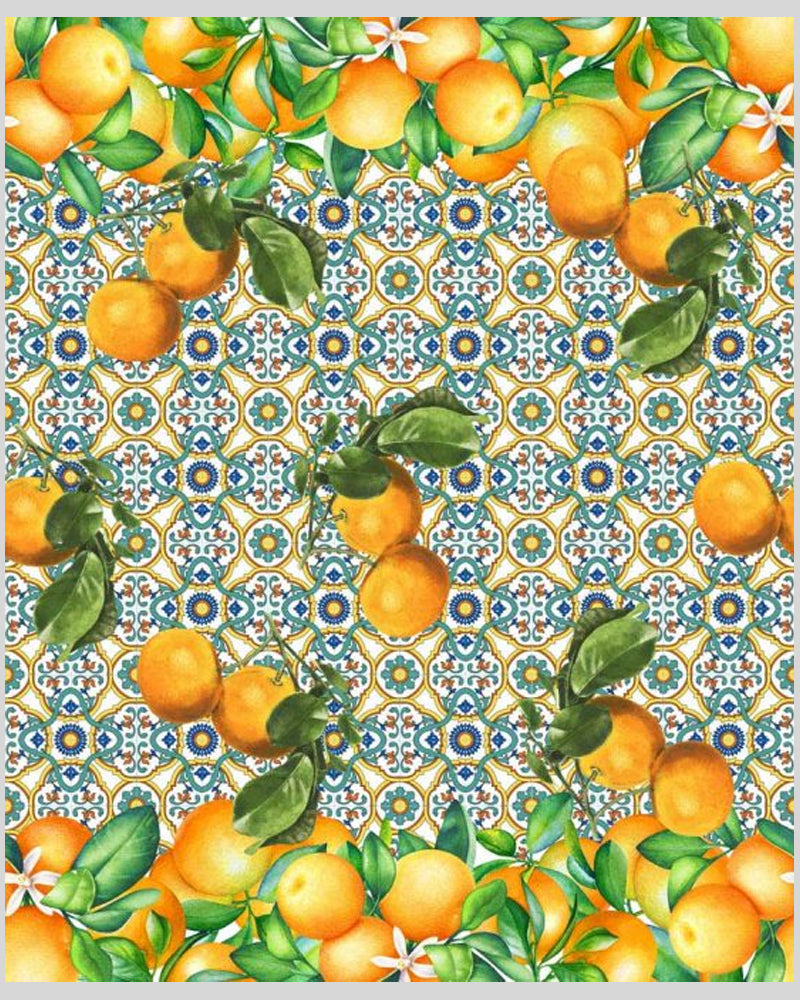 Antica Sartoria Italian Orange Scarf