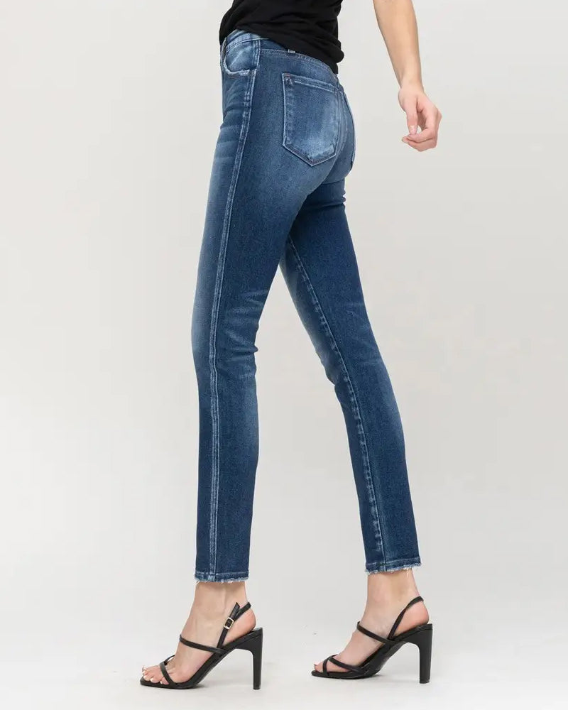 High Rise Ankle Skinny Jean