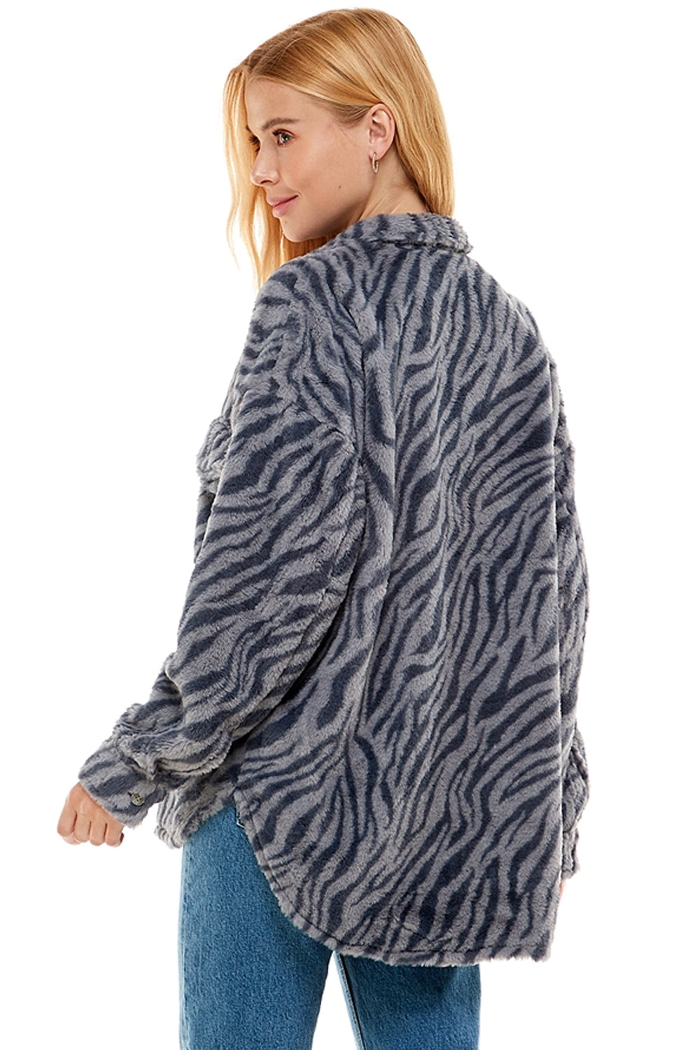 Oversized Faux Fur Shacket