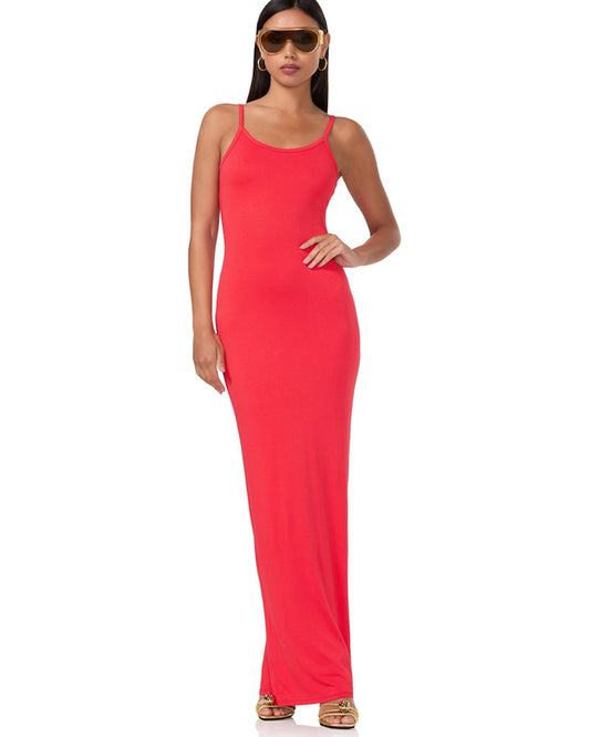 Ashlyn Tank Dress in Cherry