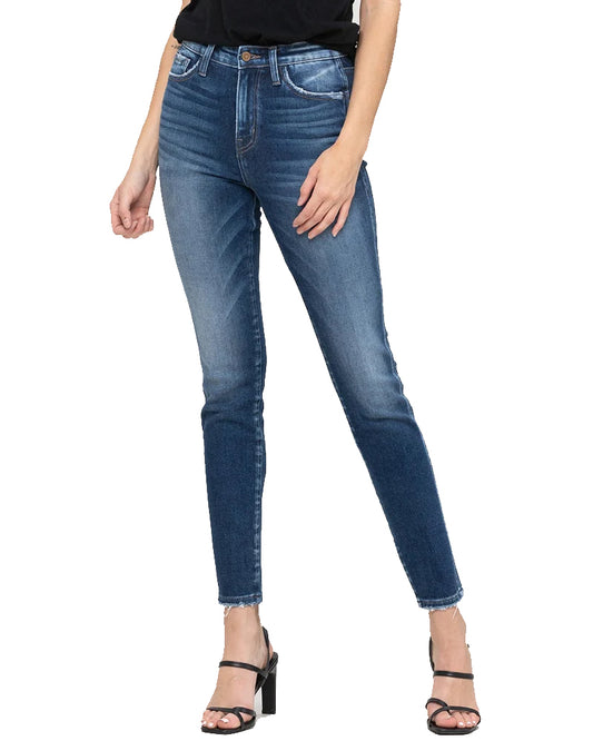 High Rise Ankle Skinny Jean