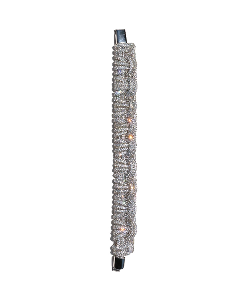 7" Crown Bracelet in Crystal