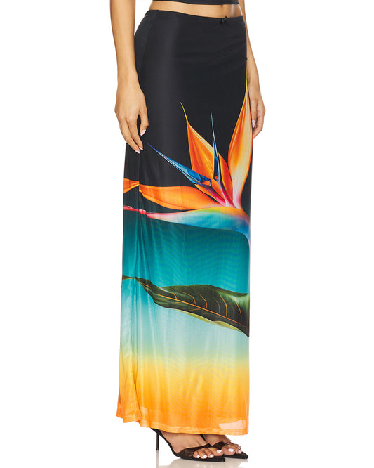 Anna Maxi Skirt in Paradise