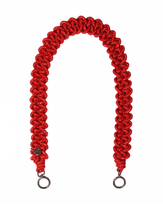 PREORDER - Limited Edition 30" Crystal Lace Strap in Scarlet (Strap Only)