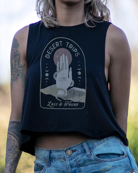 Desert Trips Crop Tank