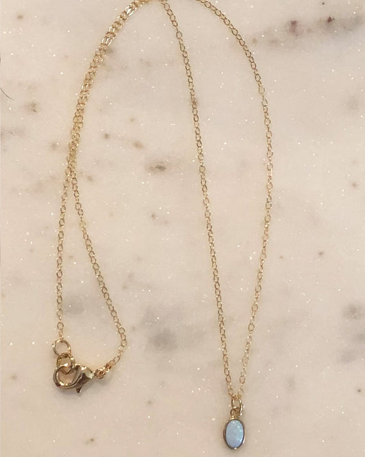 Palm to Pine MINIS Gold Opal Pendant