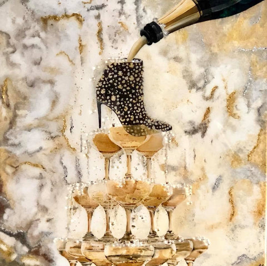 Original Art Painting "Life of the Party"