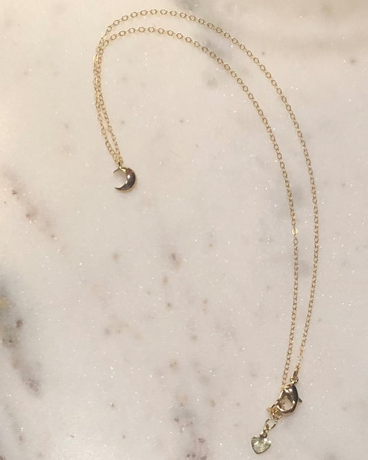 Palm to Pine MINIS Gold Moon Pendant