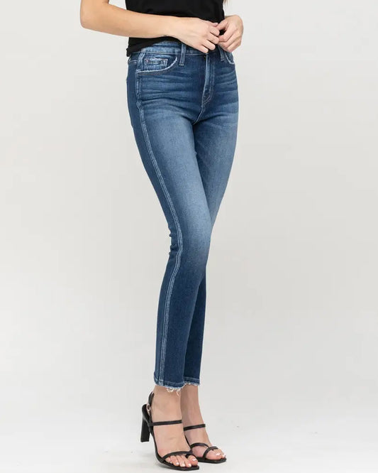 High Rise Ankle Skinny Jean