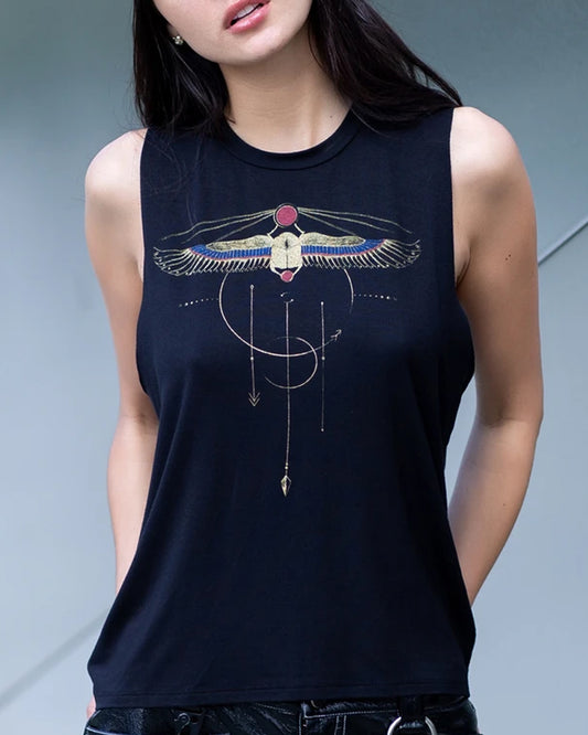 Scarab Sleeveless Top