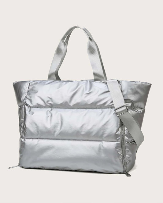 Silver Puffer Weedend Bag