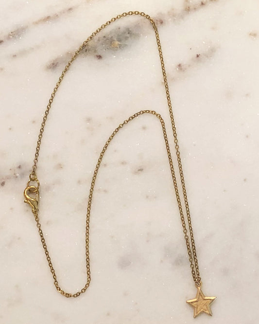 Palm to Pine MINIS Gold Star Pendant