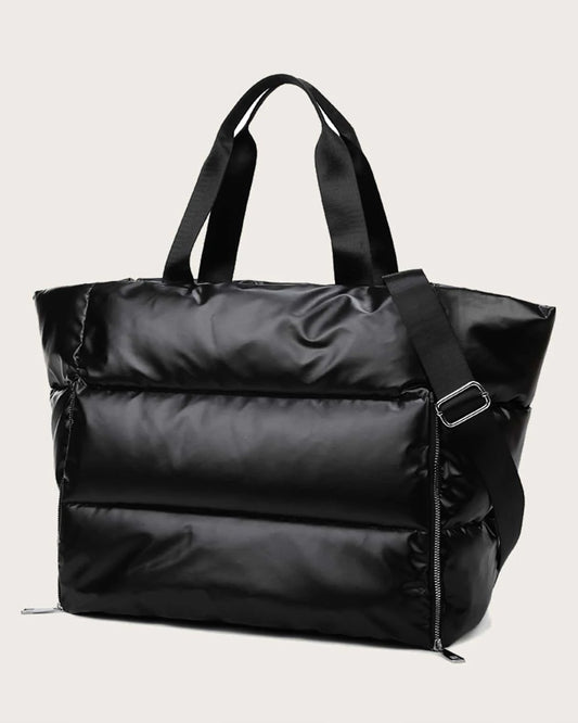 Black Puffer Weedend Bag