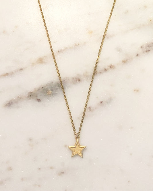Palm to Pine MINIS Gold Star Pendant